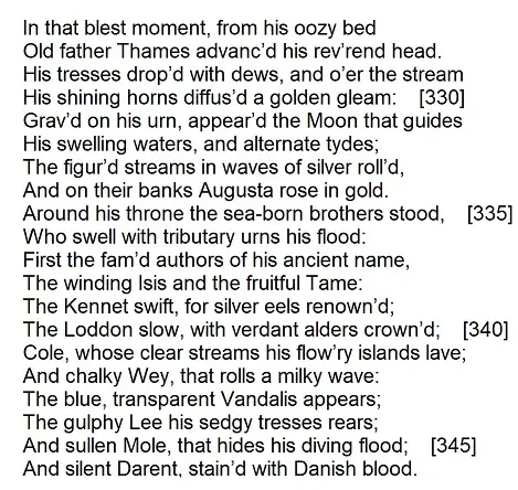 Alexander Pope - Windsor forest (excerpt)