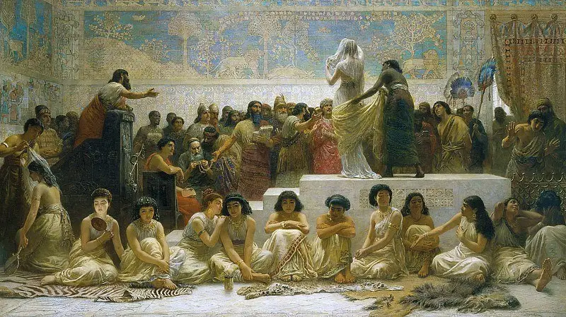 The Babylonian Marriage Market by Edwin Long