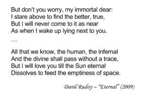 "Eternal" - Iambic Pentameter Example