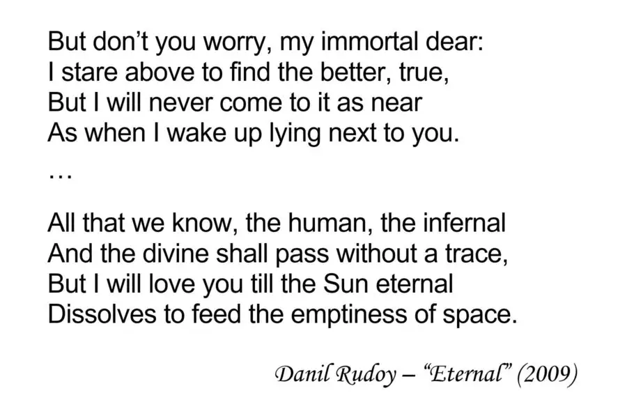"Eternal" - Iambic Pentameter Example